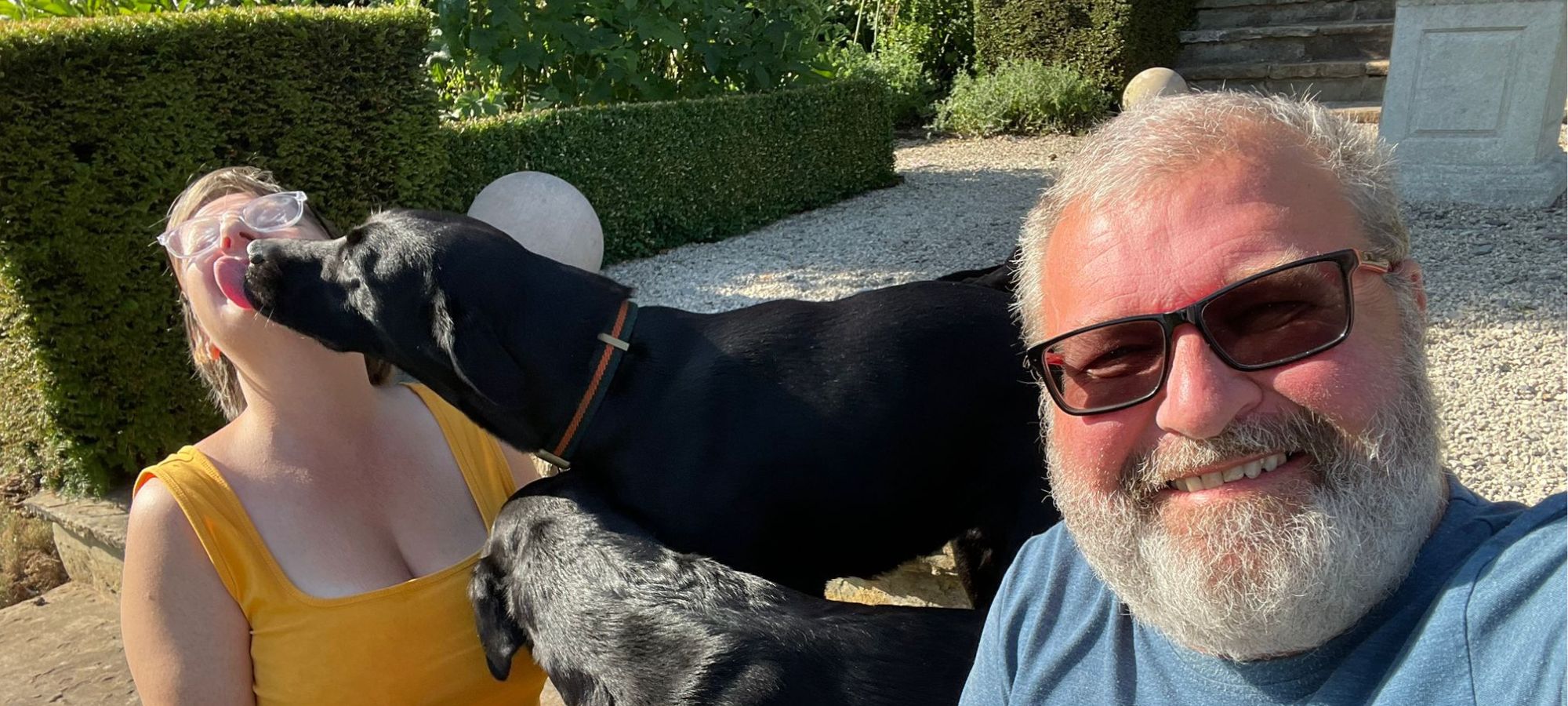 Trusted House Sitters discount code + review — free pet sitters with happy pets at home — find dog sitters and cat sitters with black labrador retrievers