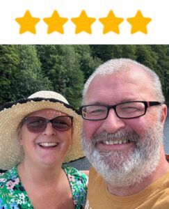 Dog sitters who sit for free. Meet Debbie & Dave, true dog lovers.